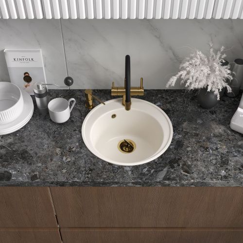 Смеситель для кухни Reflexion Lago RX9902GD на мойку золото - фото 5