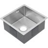 Кухонная мойка Melana ProfLine MLN-R4444H 45х45 цвет серый поверхность матовая