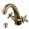 Смеситель LeMark Vintage LM2806B на раковину бронза