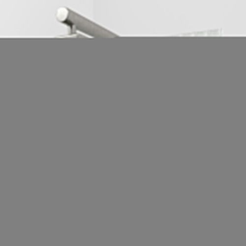 Душевая перегородка Wasserkraft Rur 30W 30W44BN-FL 100х200 стекло рифленое профиль никель - фото 4