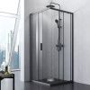 Душевой уголок Am.Pm Gem S W93G-403-090BT 90х90 стекло прозрачное профиль черный без поддона