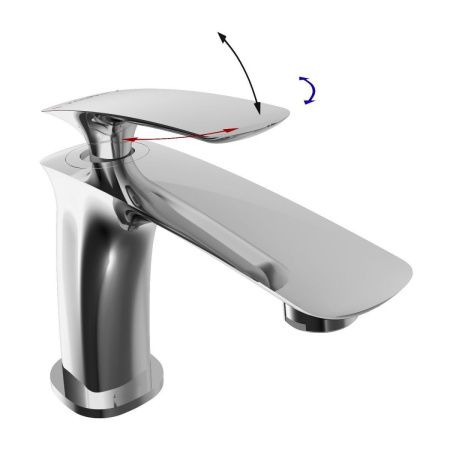 Смеситель Tokito FUJI TOK-FUJ-1011 на раковину хром