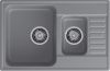 Кухонная мойка Granfest Quarz 21К темно-серый 75х50 цвет серый поверхность матовая