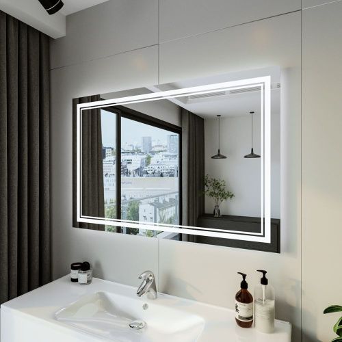 Зеркало с подсветкой Бриклаер Эстель 4627125414329 120х80 подвесное - фото 2