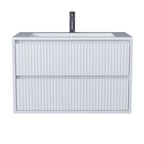 Тумба с раковиной Uperwood Next Premium 3930205169 80х50 цвет белый - фото 4