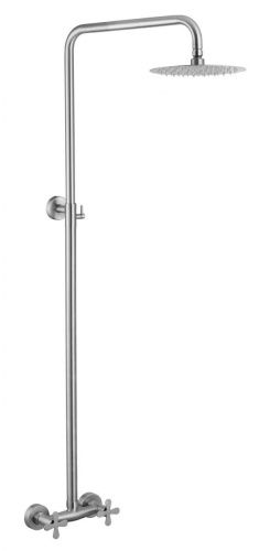 Душевая стойка Fmark FS8505 настенная цвет серый - фото 2