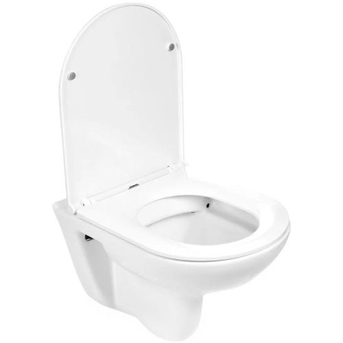 Унитаз подвесной WeltWasser 10000003811 белый с сиденьем микролифт безободковый душевой смыв - фото 2