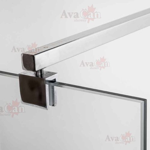 Душевая перегородка AvaCan MC120MT 120х200 стекло матовое профиль хром - фото 4