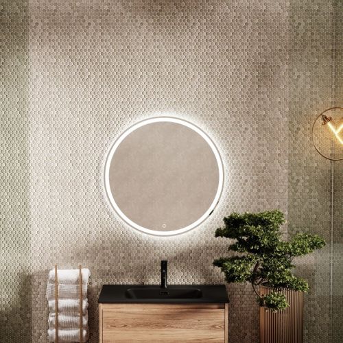 Зеркало с подсветкой Sancos Bella BE700 70х70 подвесное - фото 2