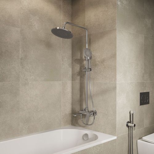 Душевая стойка Grossman Galaxy 500.K35.01.100 настенная цвет хром - фото 3