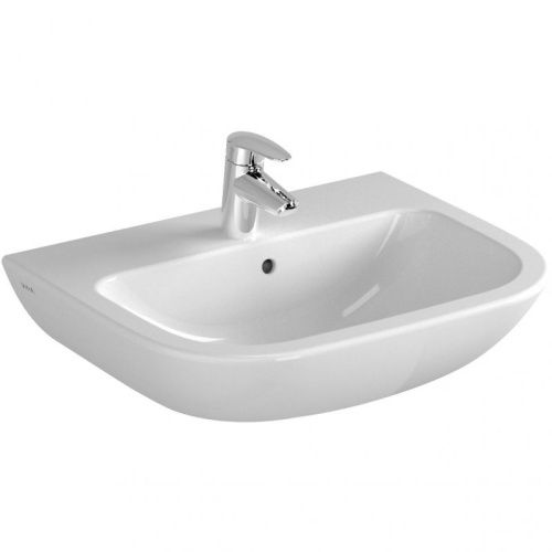 Раковина из сантехнического фарфора Vitra S20 5502B003-0001 60х40 подвесная цвет белый 1 отверстие под смеситель