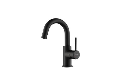 Смеситель Aquatek ЕВРОПА AQ1307MB на раковину черный - фото 2