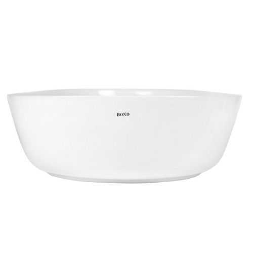 Раковина из сантехнического фарфора Bond Oval S51-800 80х40 накладная цвет белый без отверстий под смеситель - фото 5