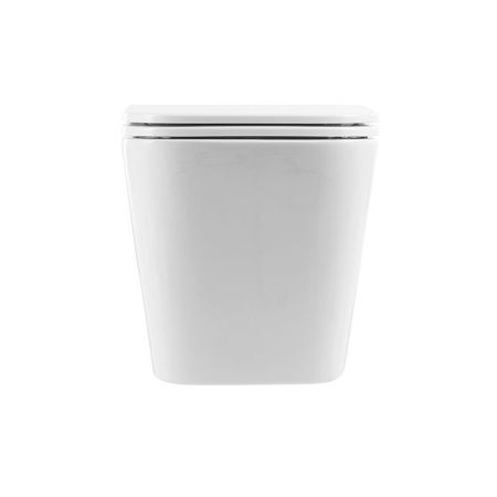 Унитаз подвесной BelBagno ARDENTE-R BB520CHR/SC белый с сиденьем микролифт безободковый каскадный смыв