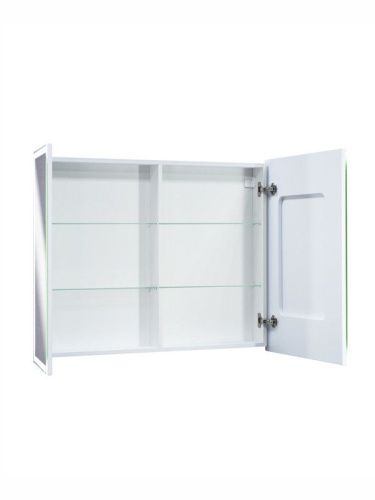 Зеркало-шкаф Continent Allure МВК044 100х80 подвесной цвет белый - фото 4