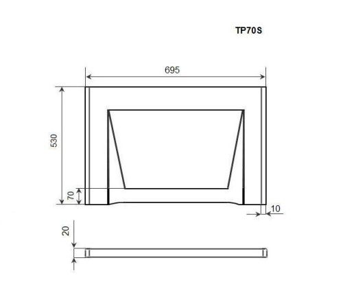 Торцевая панель Timo TP70S - фото 2