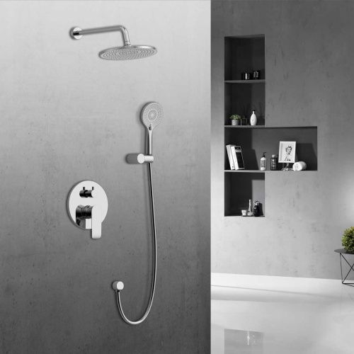 Душевая система Vincea Esse VSFW-1E1CH встраиваемая в стену цвет хром