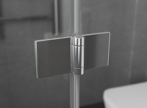 Душевой уголок Ambassador Diamond 12011102 100х100 стекло прозрачное профиль хром без поддона - фото 5