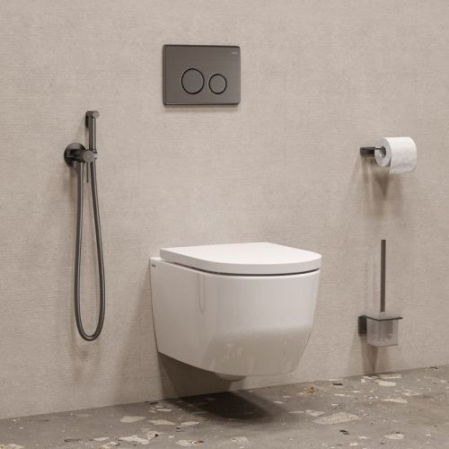 Гигиенический душ со смесителем Iddis Axes 005GMR0i08 серый - фото 4