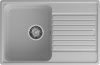 Кухонная мойка Granfest Quarz 78 серый 75х50 цвет серый поверхность матовая
