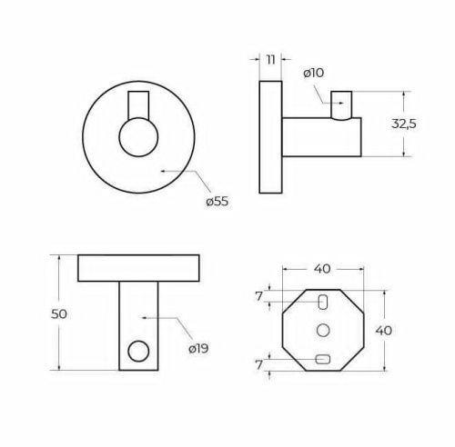 Крючок CEZARES RELAX RELAX-HK-NOP - фото 2