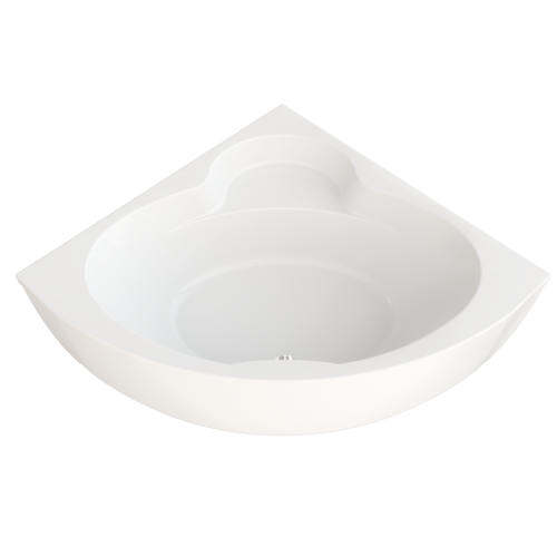 Ванна акриловая Тритон Троя Щ0000045648 150х150 угловая четверть круга без каркаса - фото 2