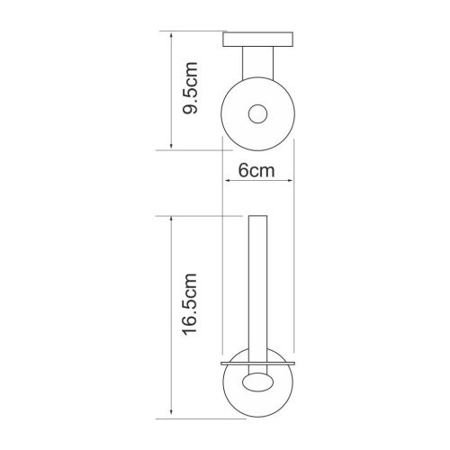 Бумагодержатель WasserKRAFT 6297 - фото 4