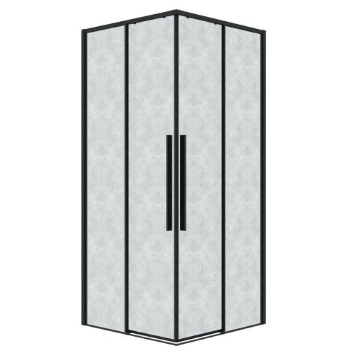 Душевой уголок Grossman Galaxy 300.K33.01.7070.21.02 70х70 стекло прозрачное профиль черный без поддона