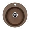 Кухонная мойка Aquaton Шелли 1A734732SS270 50х50 цвет коричневый
