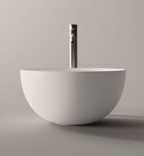 Раковина керамическая Alice Unica 32180101 40х40 накладная цвет белый - фото 4