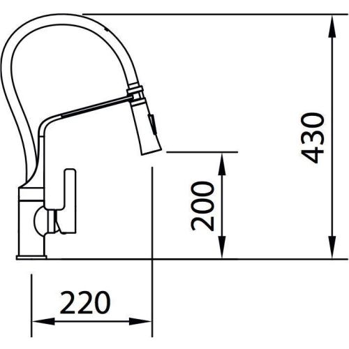 Смеситель для кухни Clever Chef 99733 на мойку белый/хром - фото 5