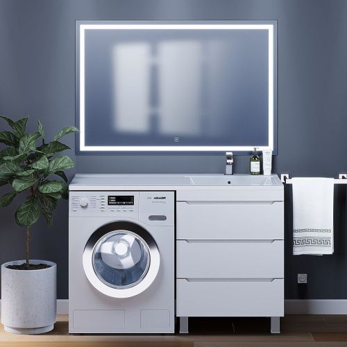 Тумба под раковину Uperwood Tanos 291020258 60х50 напольная цвет белый - фото 3