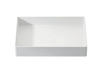 Раковина из искусственного камня Zenon Volga 4000.000.000.000.09372 60х40 накладная цвет белый