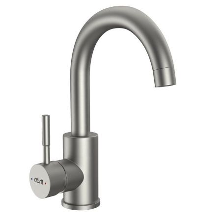 Смеситель Dorff Logic SS D3002101SS на раковину нержавеющая сталь