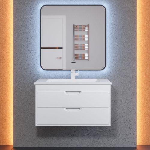 Тумба с раковиной Uperwood UPD Modul 393020550 80х50 цвет белый - фото 4