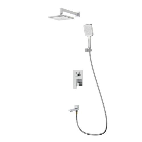 Душевая система Splenka S01.27 встраиваемая в стену цвет хром - фото 2