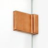 Душевая шторка на ванну New Trendy AVEXA Copper brushed EXK-3810 110х150 стекло прозрачное профиль медь ориентация левая