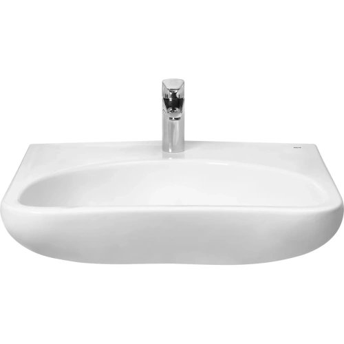 Раковина из сантехнического фарфора Roca Access ZRU9307659 60х60 подвесная цвет белый 1 отверстие под смеситель - фото 3