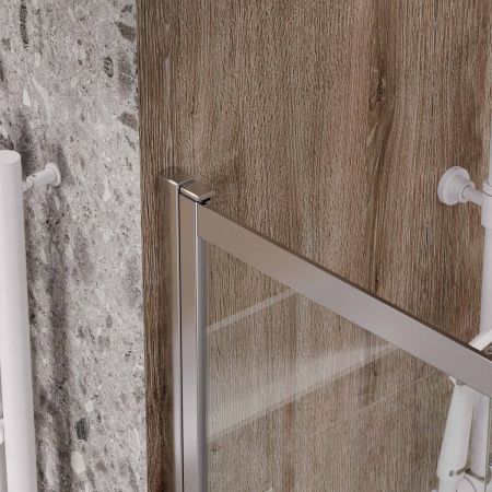 Душевая шторка на ванну Reflexion Slider RX15090CCR-22 90х150 стекло прозрачное профиль хром ориентация универсальная