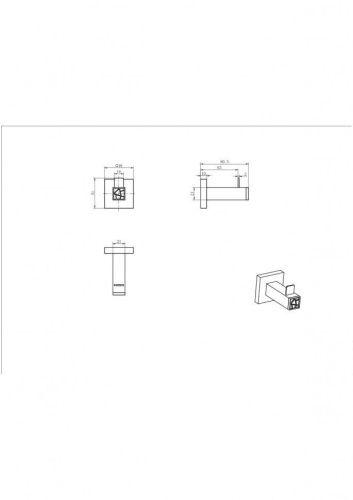 Крючок CeramaLux Venezia 88601-1 - фото 2