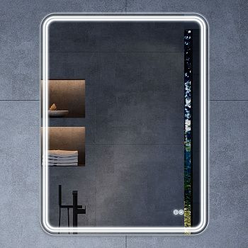 Зеркало с подсветкой и антизапотевателем Vincea VLM-3MA600-2 60х80 подвесное