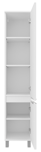 Шкаф-пенал Brevita Enfida ENF-05035-010P 40х170 подвесной цвет белый - фото 3