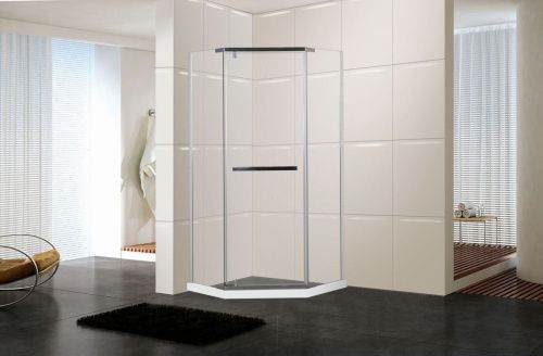 Душевой уголок Cerutti SPA CHIKA ZP101T 100х100 стекло прозрачное профиль хром без поддона - фото 5