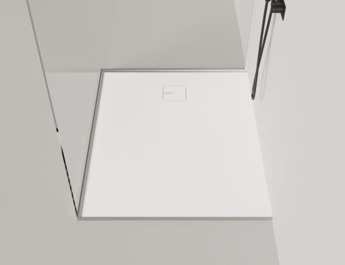 Душевой поддон из искусственного камня Salini OASI 120325MF 120х100 белый - фото 3