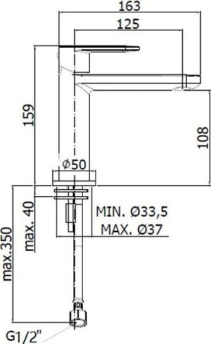 Смеситель Paffoni Candy CA071HCR на раковину хром - фото 5