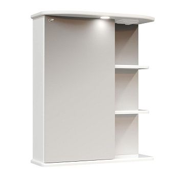 Зеркало-шкаф Onika Карина 205512 60х70 подвесной цвет белый