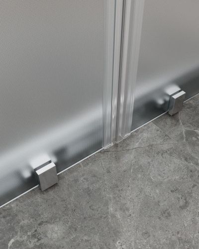 Душевая дверь Cezares MOLVENO MOLVENO-BF-2-170-P-Cr 170х195 стекло рифленое профиль хром - фото 4