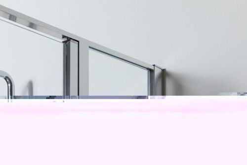 Душевая дверь Allen Brau Priority 3.31010.00 140х200 стекло прозрачное профиль хром - фото 5