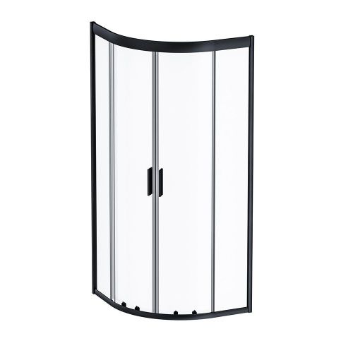 Душевой уголок Am.Pm Gem W90G-401-080BT 80х80 стекло прозрачное профиль черный без поддона - фото 2