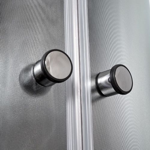 Душевая кабина AvaCan B10SLEDBLACK 100х100 четверть круга с крышей ориентация универсальная - фото 5